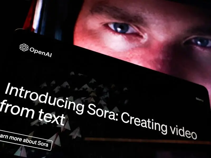 Executivos de Hollywood assistem a demonstração da ferramenta de vídeo com IA Sora da OpenAI, gerando debates sobre criatividade e ética na indústria cinematográfica