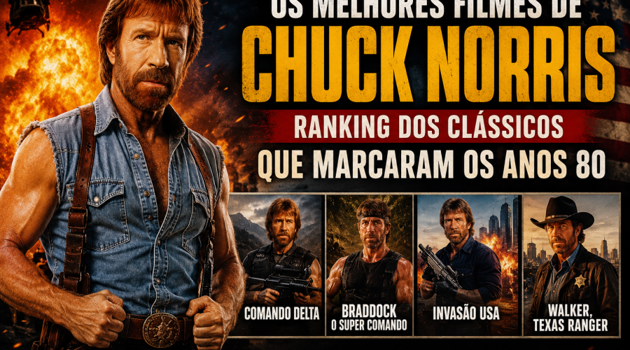 Os melhores filmes de Chuck Norris que marcaram os anos 80